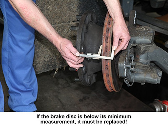replace brake disc hcv