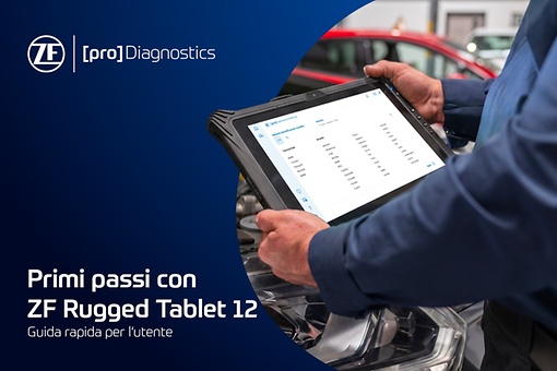 Guida introduttiva al tablet ZF MultiScan