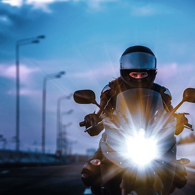 motorcycle commuter
