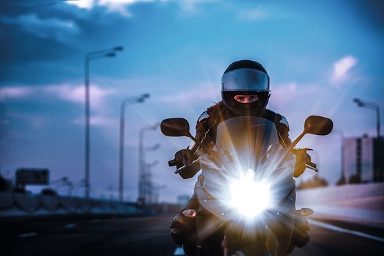 motorcycle commuter