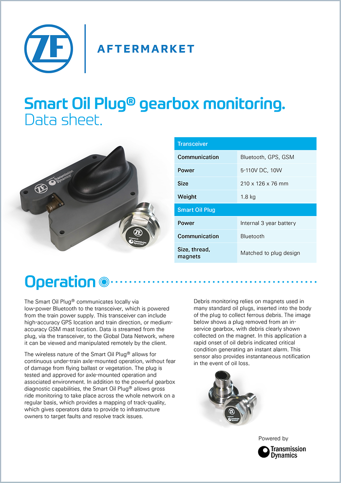Zf Pressure Sensor Module Digitization - ZF Aftermarket