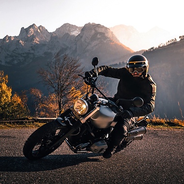 man on motorcycle 