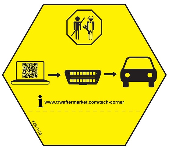 autocollant jaune