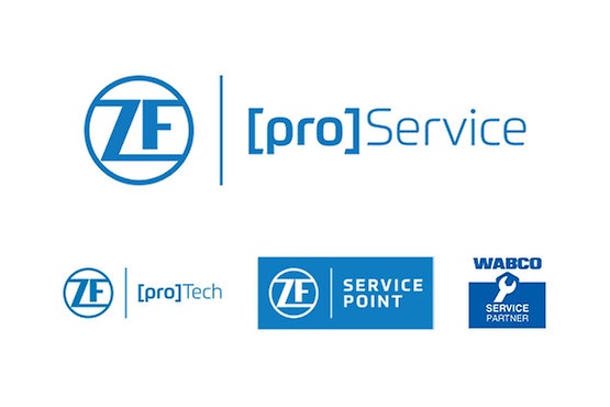 collection of ZF Service logos