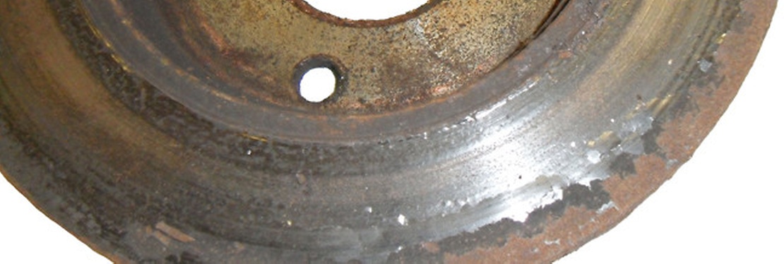 blistered brake disc