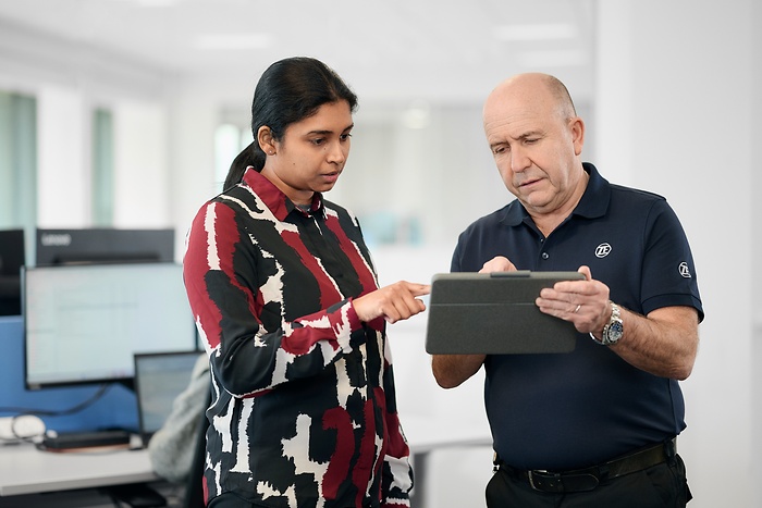 employees working together in office