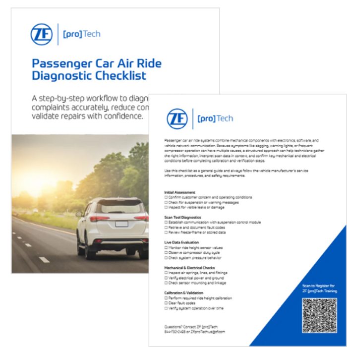 Checklist to download.