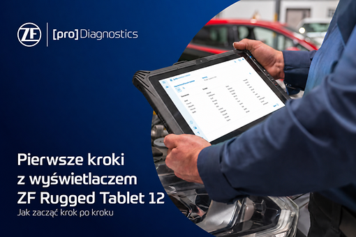 Podręcznik rozpoczęcia pracy z tabletem ZF MultiScan